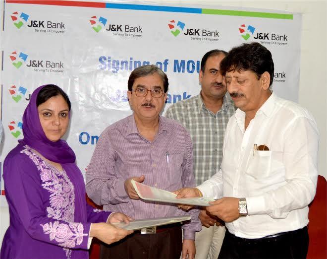 J&K Bank sings MoU with Omkar Nest Pvt. Ltd